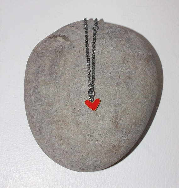 Red heart necklace zm 20